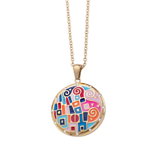 CRYSTALP CALPART Window Large Pendant in Gold – Schmuck mit Eleganz