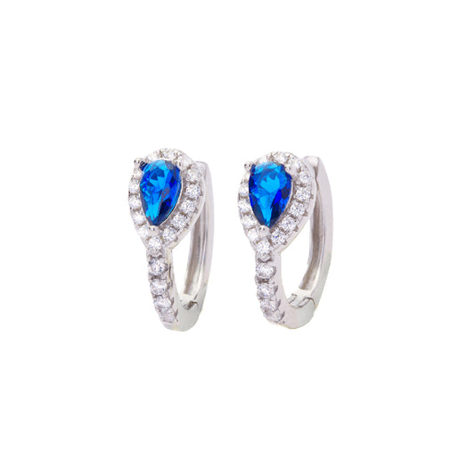 Oliver Weber Ohrhänger Dewdrop Aquamarine