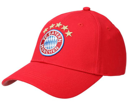 FC Bayern Baseballcap Logo – Rote Unisex Fan Cap