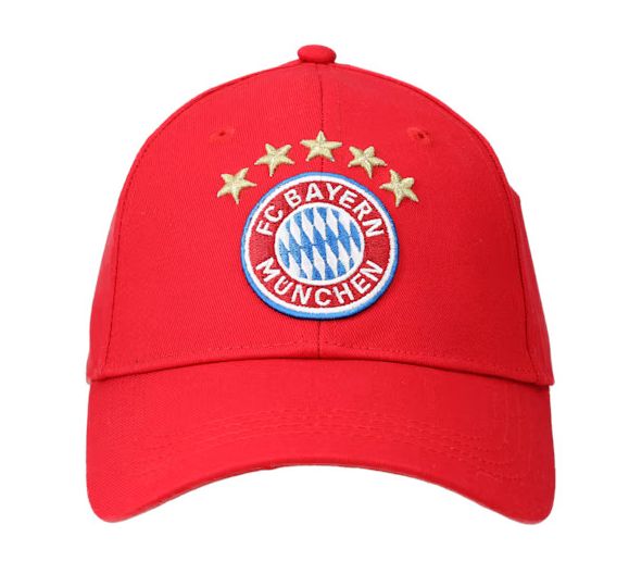 FC Bayern Baseballcap Logo – Rote Unisex Fan Cap