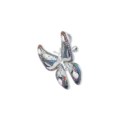 Seinerzeit Kalypso Schmetterling Anhänger mit Kette & Brosche 2in1 – Vielseitiger Schmuck im Allgäu Online Shop