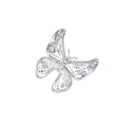 Seinerzeit Kalypso Schmetterling Anhänger mit Kette & Brosche 2in1 – Vielseitiger Schmuck im Allgäu Online Shop