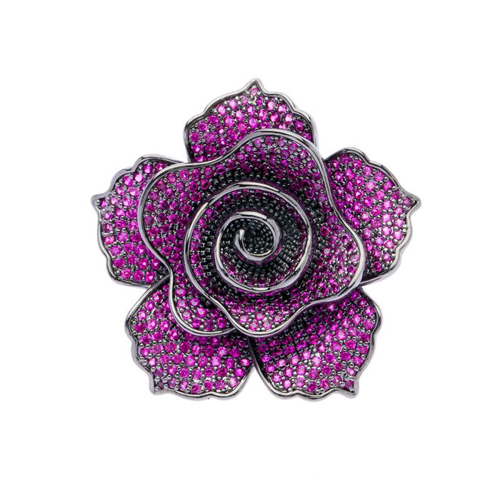 Oliver Weber Brosche Peony Pink 58053 PIN – Elegante Blumen-Brosche für jeden Anlass