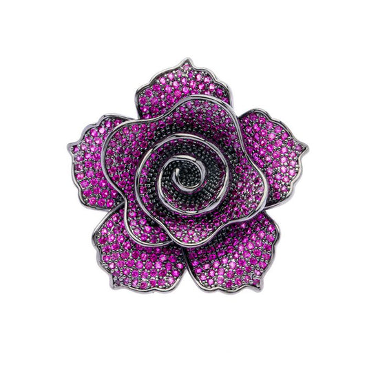 Oliver Weber Brosche Peony Pink 58053 PIN – Elegante Blumen-Brosche für jeden Anlass