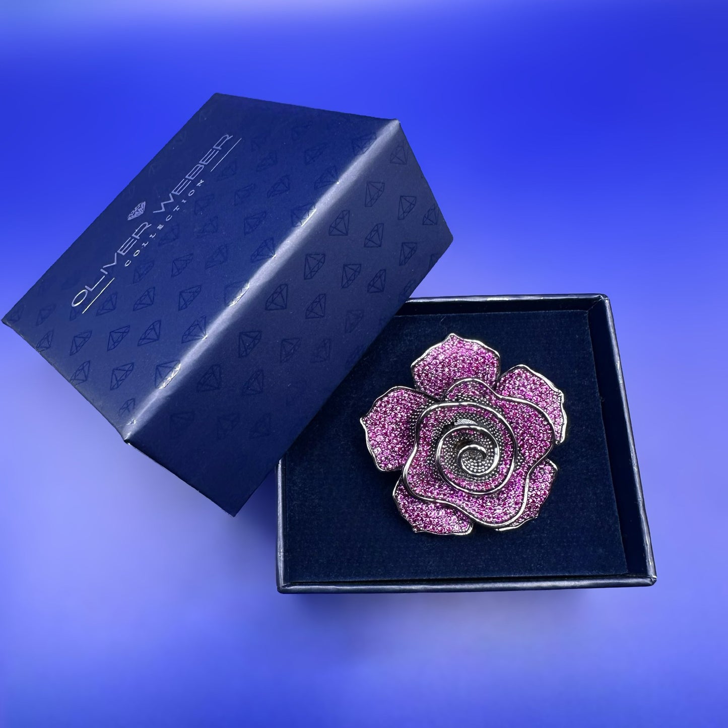 Oliver Weber Brosche Peony Pink 58053 PIN – Elegante Blumen-Brosche für jeden Anlass