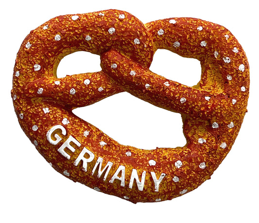 Magnet Brezel Form mit "Germany" Beschriftung – Charmantes Souvenir aus Bayern