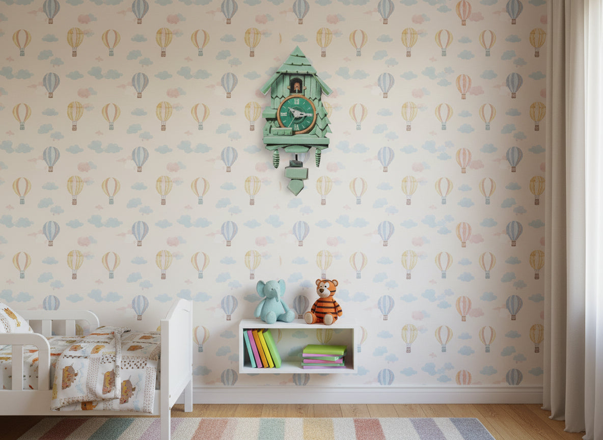 Mini Pappe Kuckucksuhr Königskraut DIY – Wahl zwischen Standard-, Pendel- oder Schlagwerk