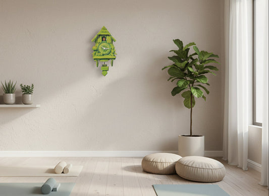 Mini Pappe Kuckucksuhr Hochmoor DIY – Wahl zwischen Standard-, Pendel- oder Schlagwerk