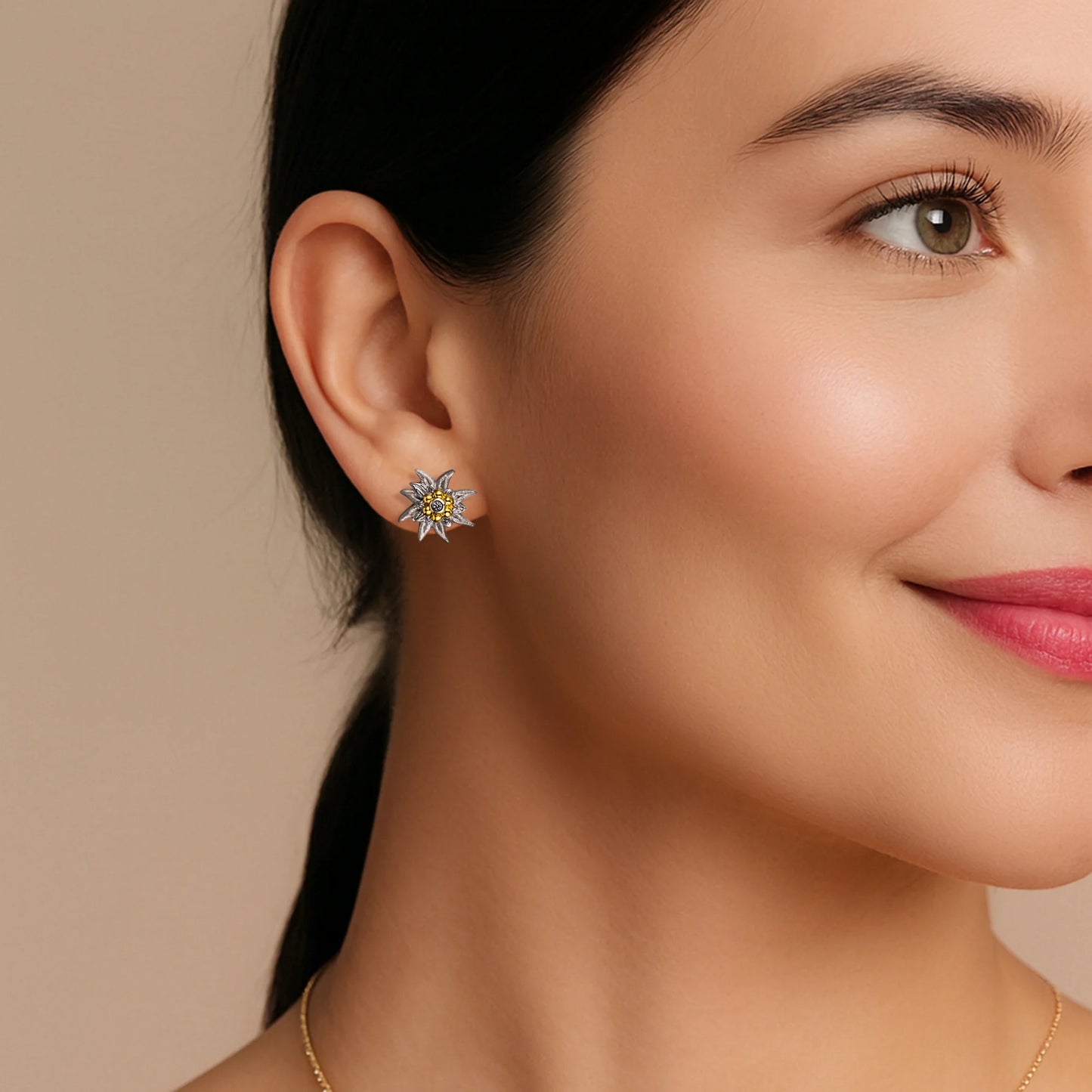 Seinerzeit Edelweiß Ohrstecker – Alpenzauber aus dem Allgäu