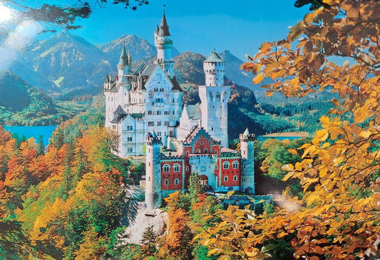 Postkarte - Ansichtskarte Schloss Neuschwanstein Herbst 105 X 147 mm