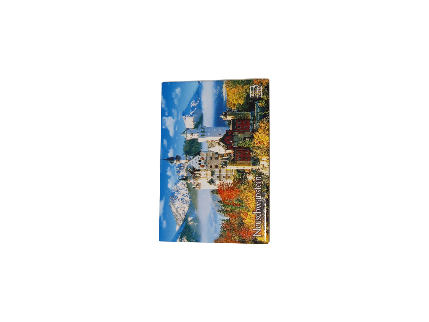 Magnet Schloss Neuschwanstein Herbst Bunt Himmel Wolken