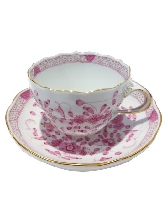 Meissen Kaffee-Tasse Ind. Malerei