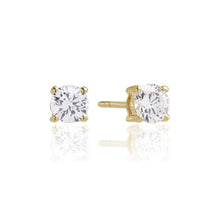 Lade das Bild in den Galerie-Viewer, Ohrringe Princess Round - 18K vergoldet

