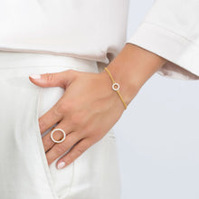 Lade das Bild in den Galerie-Viewer, Sif Jakobs Armband Biella Piccolo - 18K vergoldet mit weissen Zirkonia
