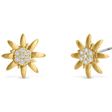 Load image into Gallery viewer, Crystalp HEIDI Edelweiss Mini Earrings
