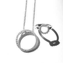 Load image into Gallery viewer, Sif Jakobs necklace Biella Grande with white zirconia
