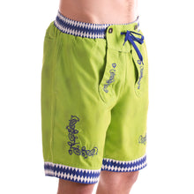 Load image into Gallery viewer, Swimming trunks in Bavarian Lederhosen style
