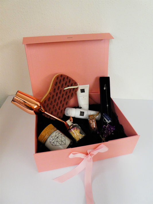 Geschenkbox "Wellnesstag für zuhause"