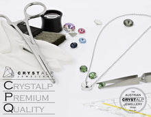 Load image into Gallery viewer, Crystalp HEIDI Edelweiss Mini Earrings

