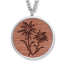 Lade das Bild in den Galerie-Viewer, CRYSTALP Wooden Edelweiss Flower Kette/Necklace
